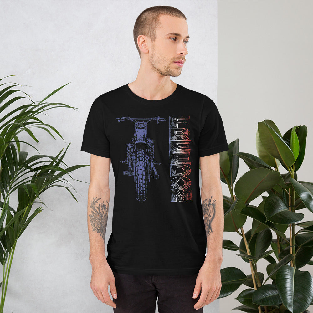"Freedom" - Cafe Racer Tee Shirt