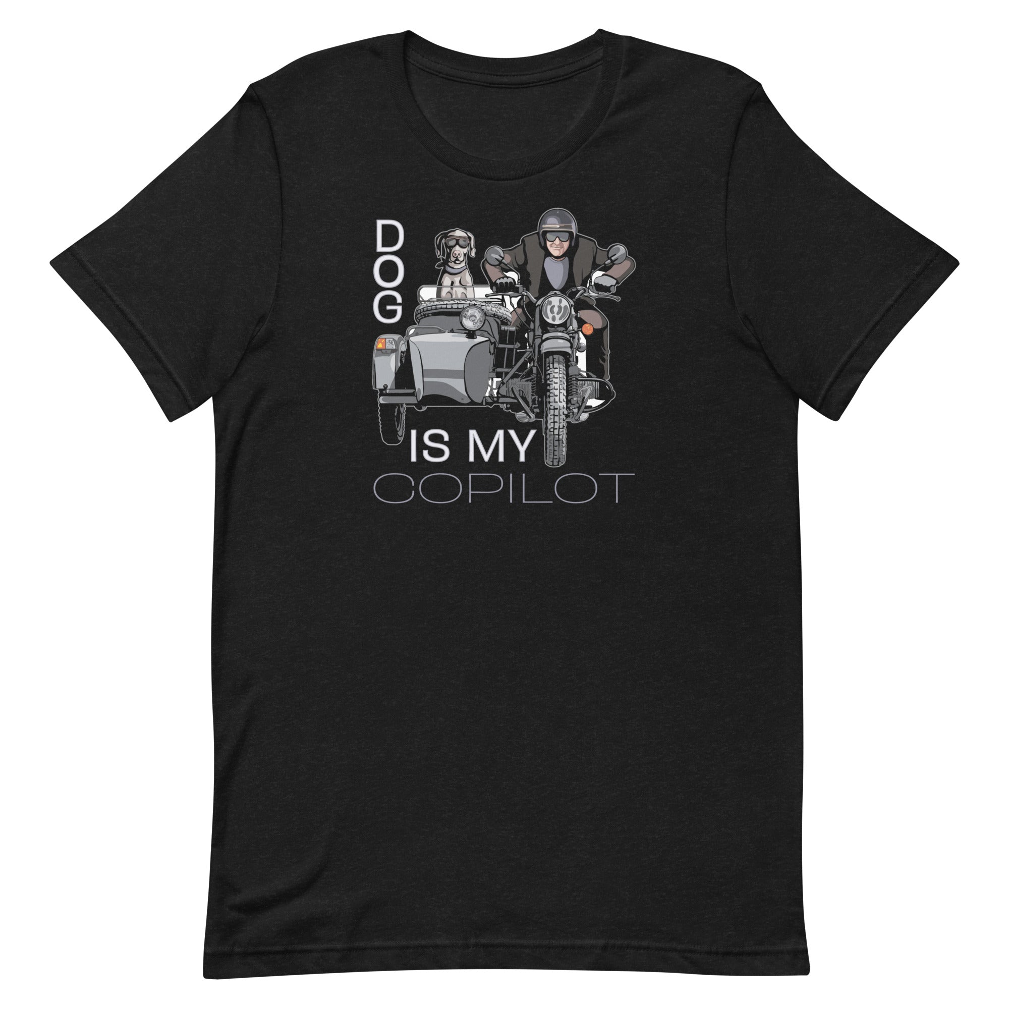 "Dog is My Co-Pilot" Motorcycle Tee Shirt