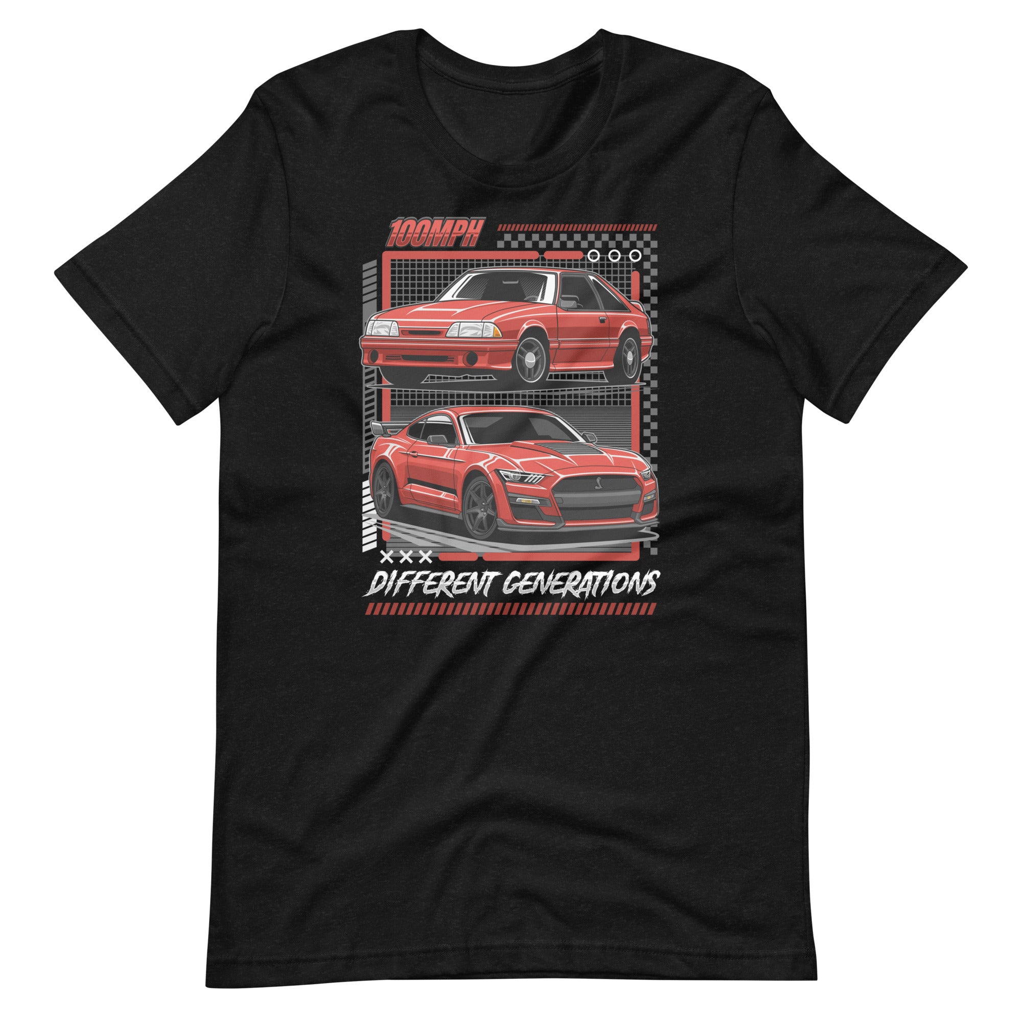 "Different Generations" '93 Shelby Cobra vs. '22 Shelby Cobra T-Shirt