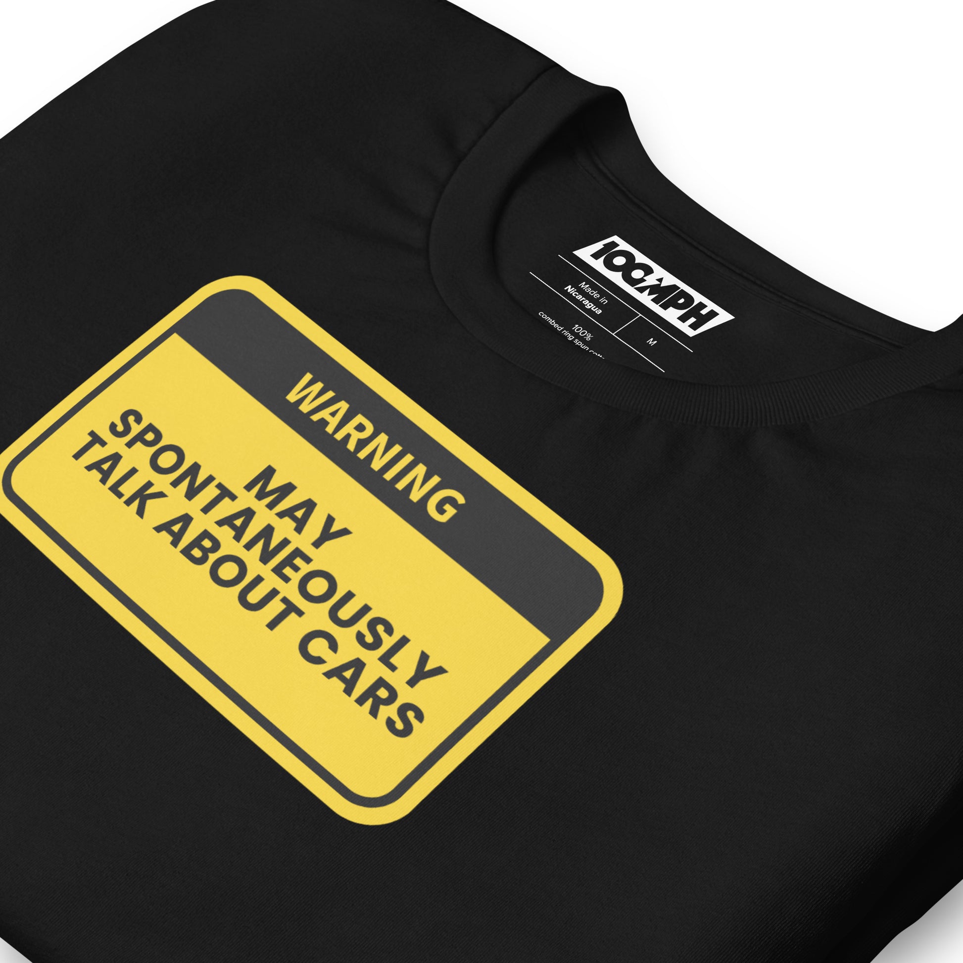 Warning May Spontaneously Talk About Cars T-Shirt