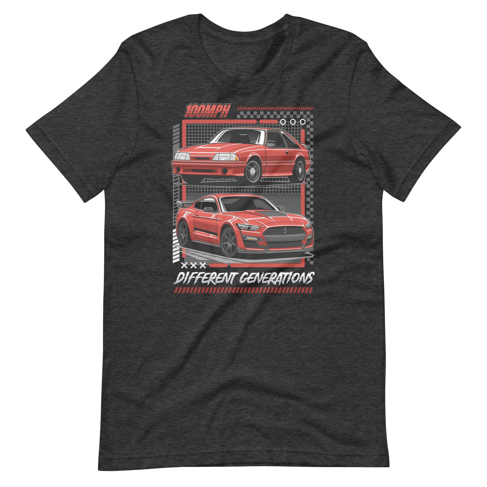 "Different Generations" '93 Shelby Cobra vs. '22 Shelby Cobra T-Shirt