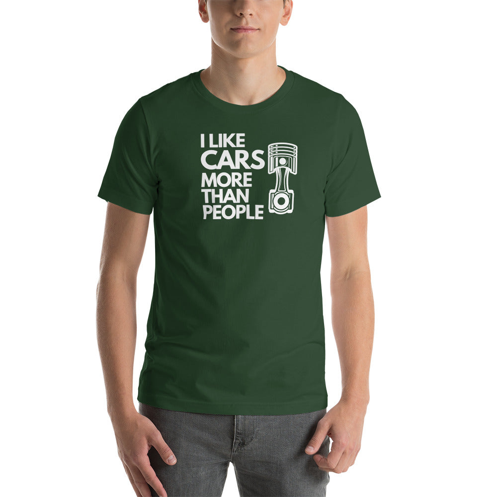 Image of I Like Cars More Than People T-Shirt