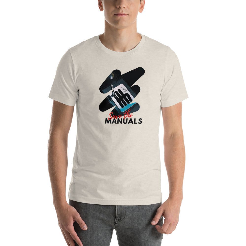 "Save the Manuals Lightning" Tee Shirt