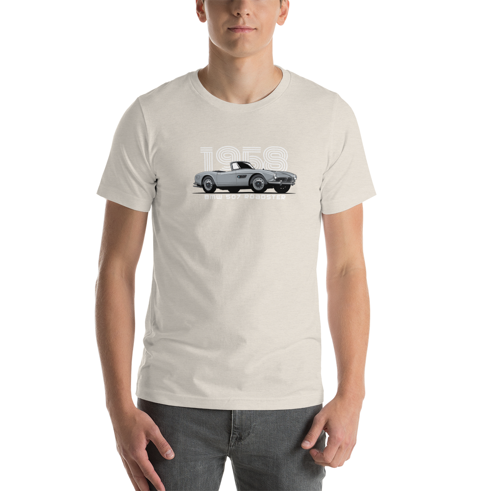 1958 BMW 507 Roadster T-Shirt - Open Top Classic Tee