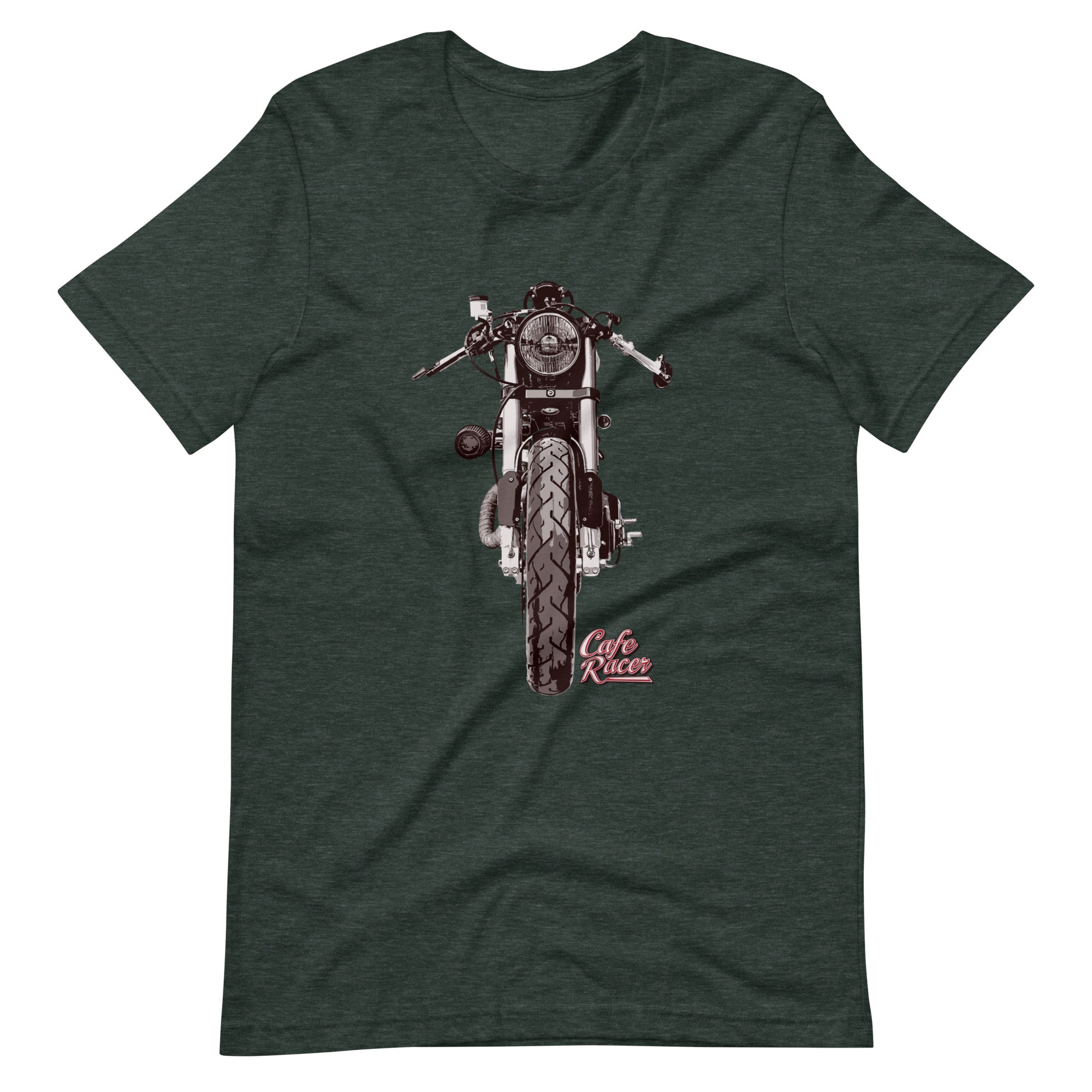 ULTRABASIC Men's Graphic Tee – Cafe Racer Motorcycle 'Go Fast Or Go Home' Eco-Friendly Limited Edition