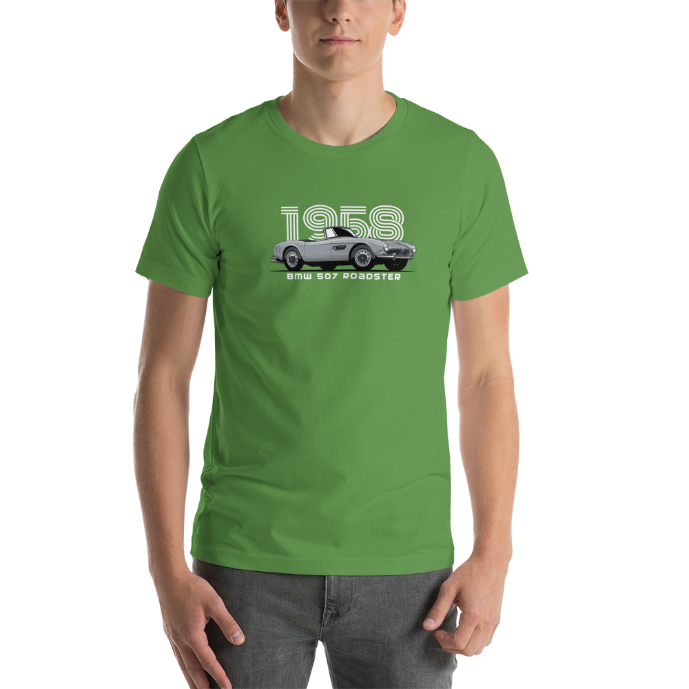 1958 BMW 507 Roadster T-Shirt - Open Top Classic Tee