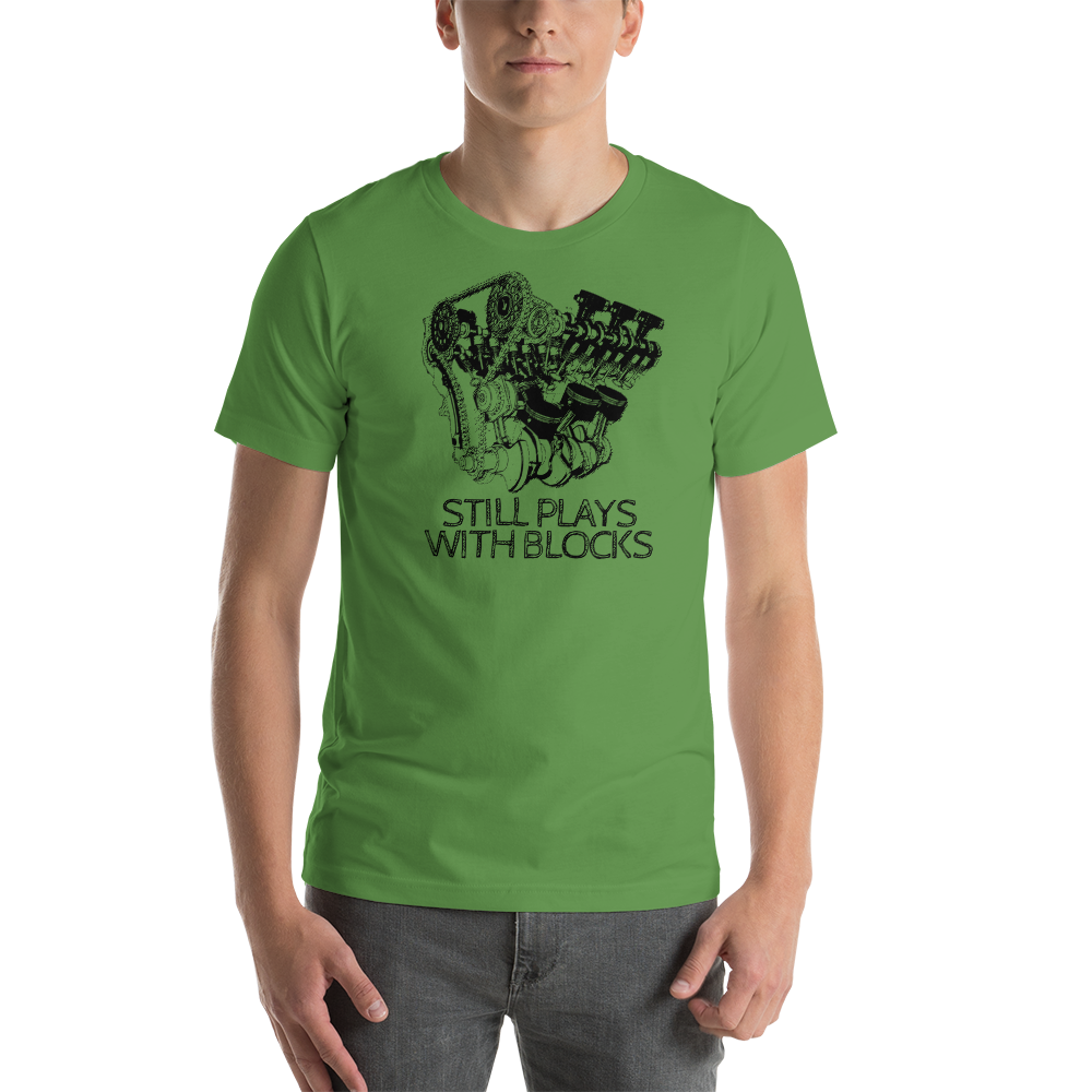 Image of Still Plays With Blocks - Sketch T-Shirt