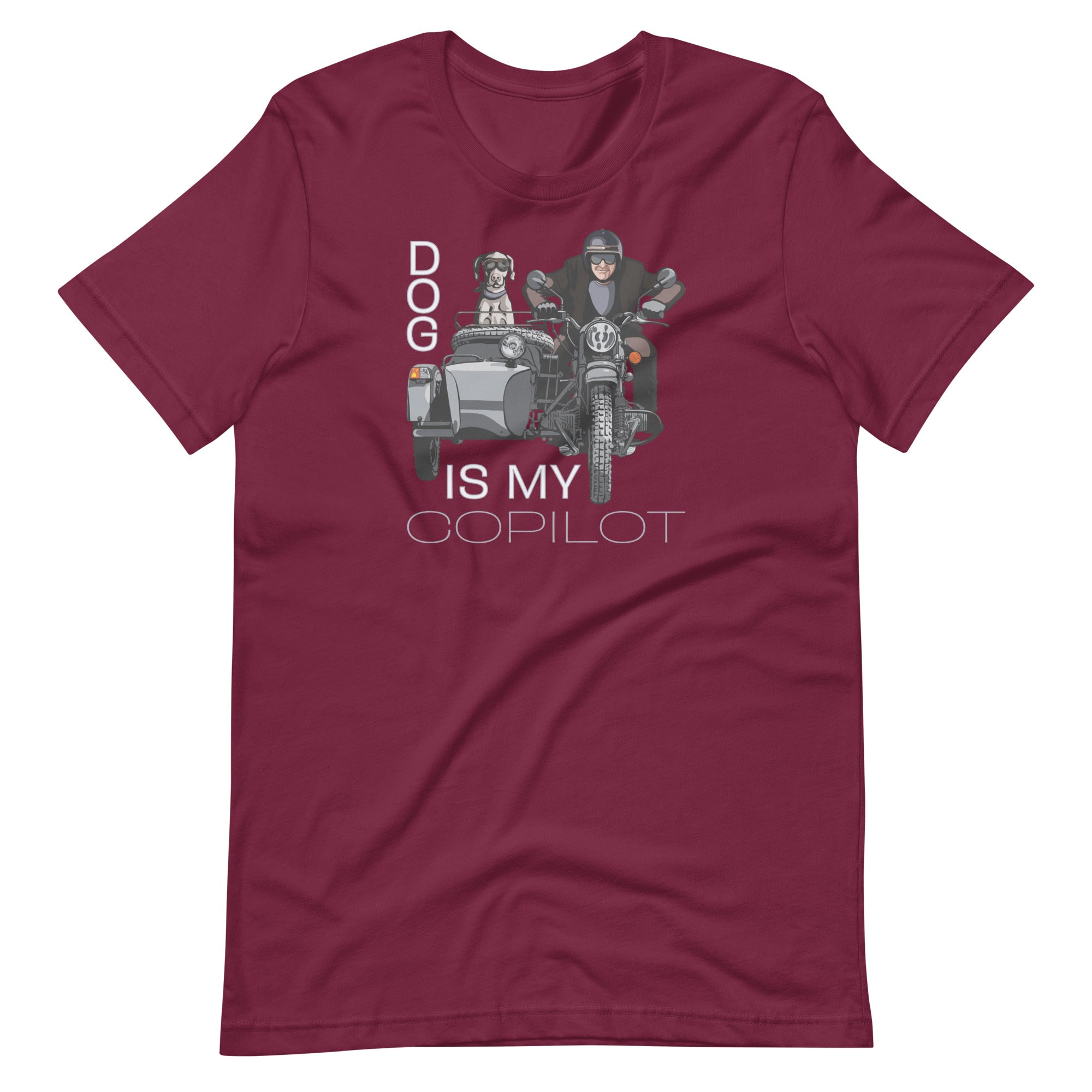"My Dog Is My Copilot - Color" Tee Shirt