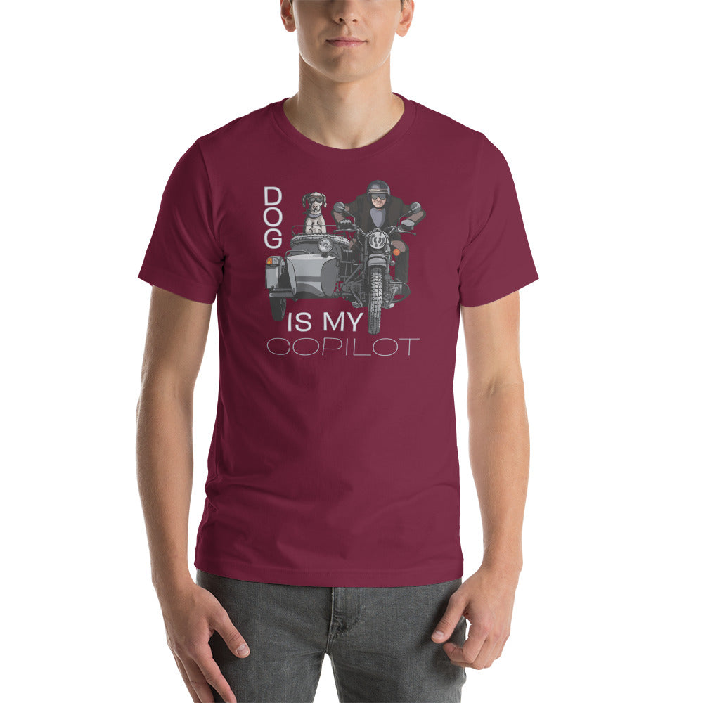 "My Dog Is My Copilot - Color" Tee Shirt