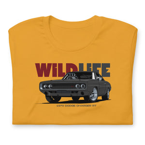 Dodge Charger R/T Women's T-Shirt - American Muscle Car Graphic Tee, 100% Cotton