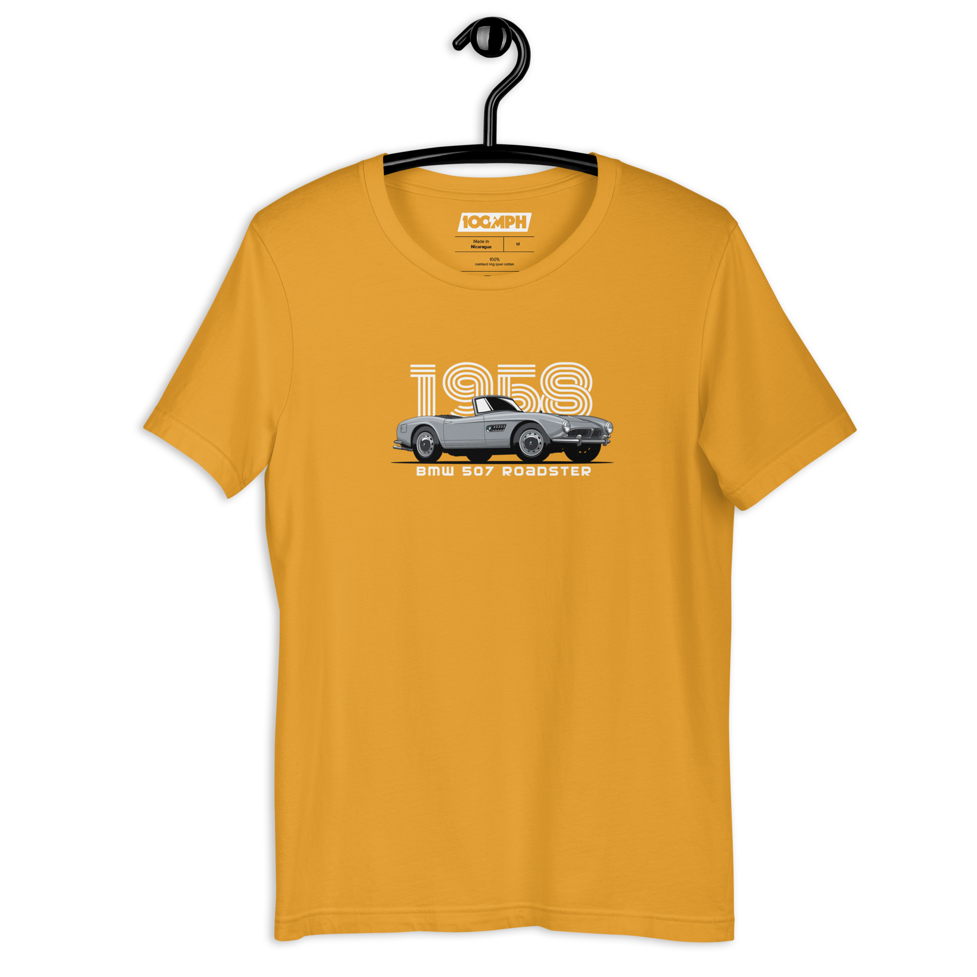 Image of 1958 BMW 507 Roadster T-Shirt - Open Top Classic Tee