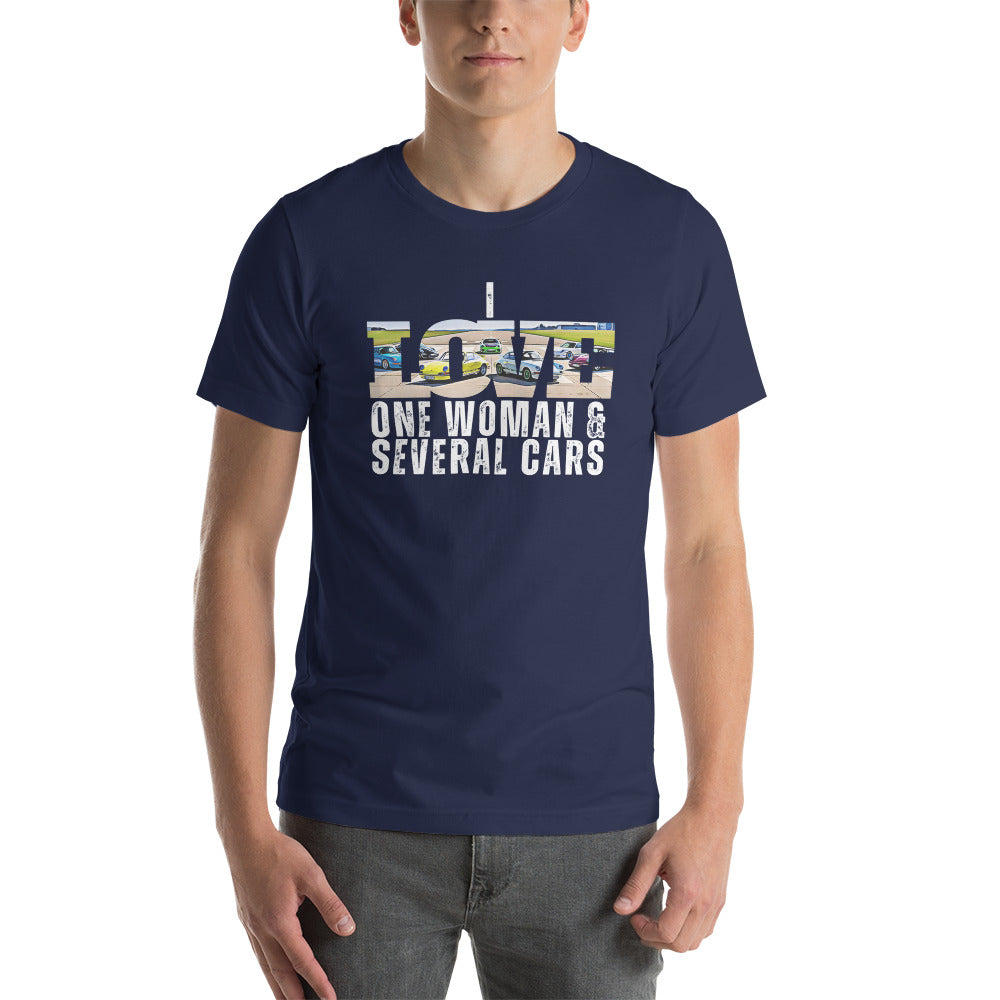 Image of I Love One Woman And Several Cars - Porsche T-Shirt