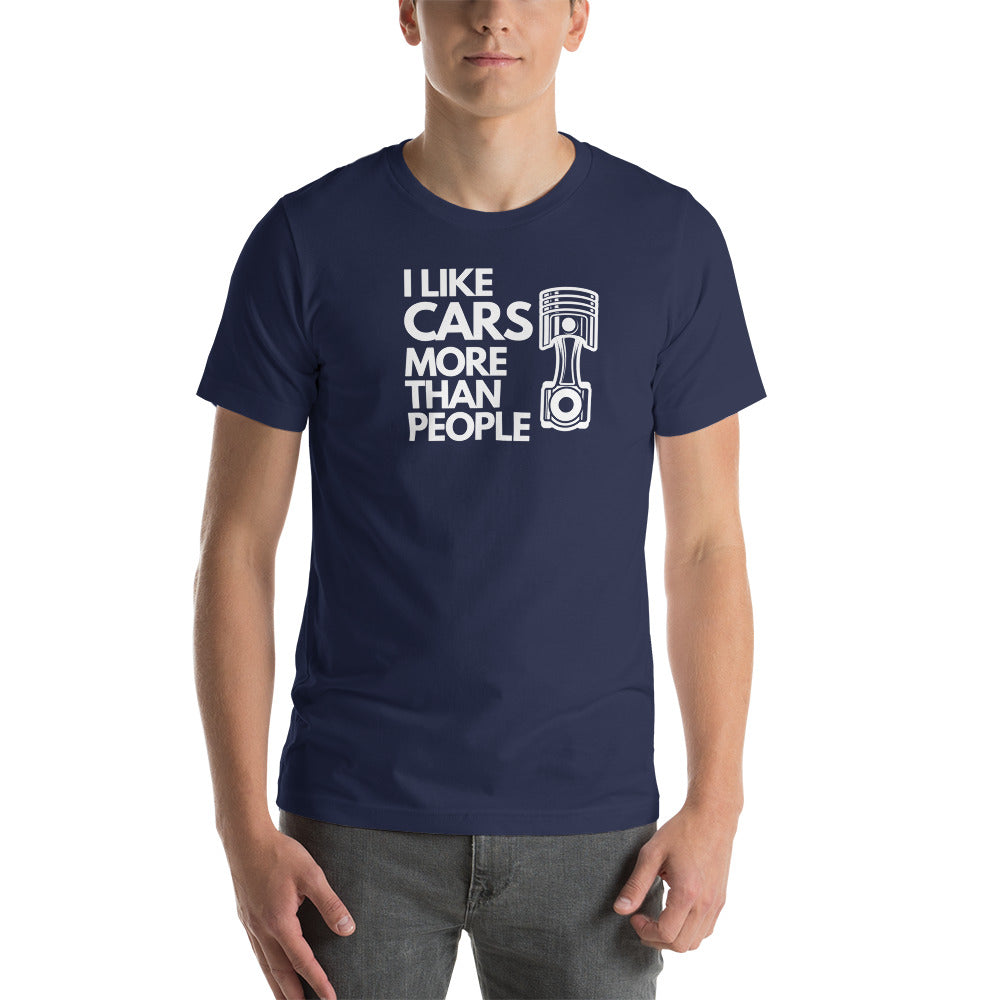 Image of I Like Cars More Than People T-Shirt