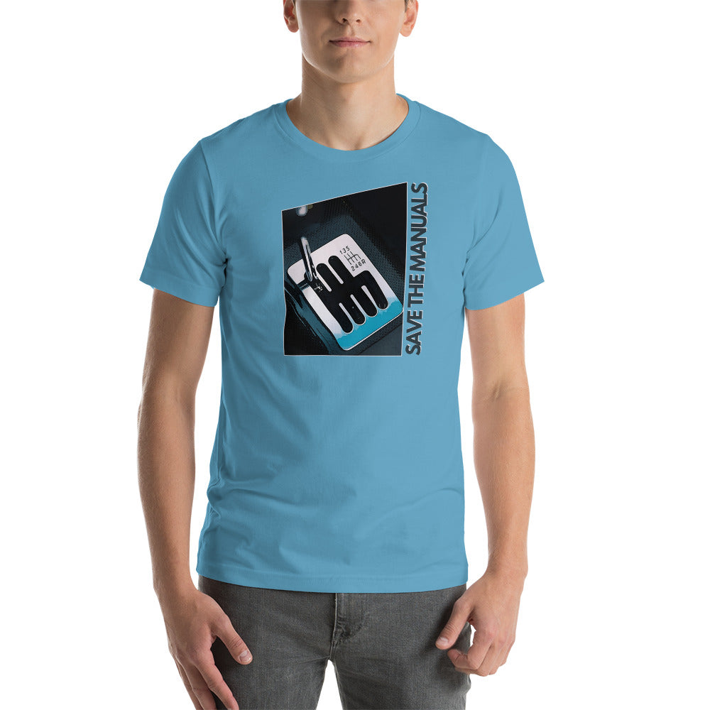 "Save the Manuals Six Speed" Tee Shirt