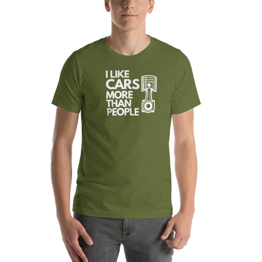 Image of I Like Cars More Than People T-Shirt