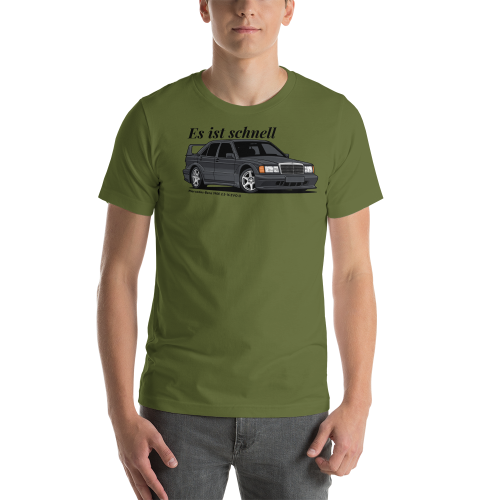 Image of Mercedes-Benz 190E 2.5-16 EVO II - It's Fast T-Shirt
