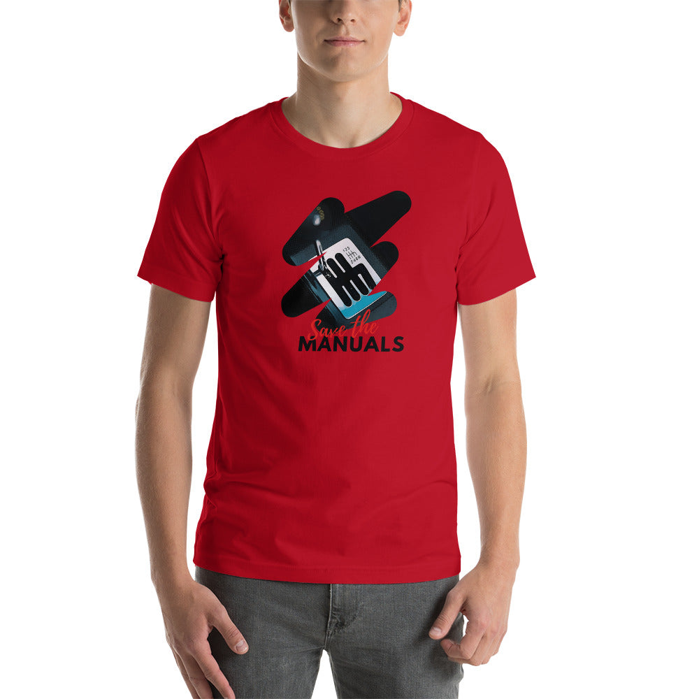 "Save the Manuals Lightning" Tee Shirt