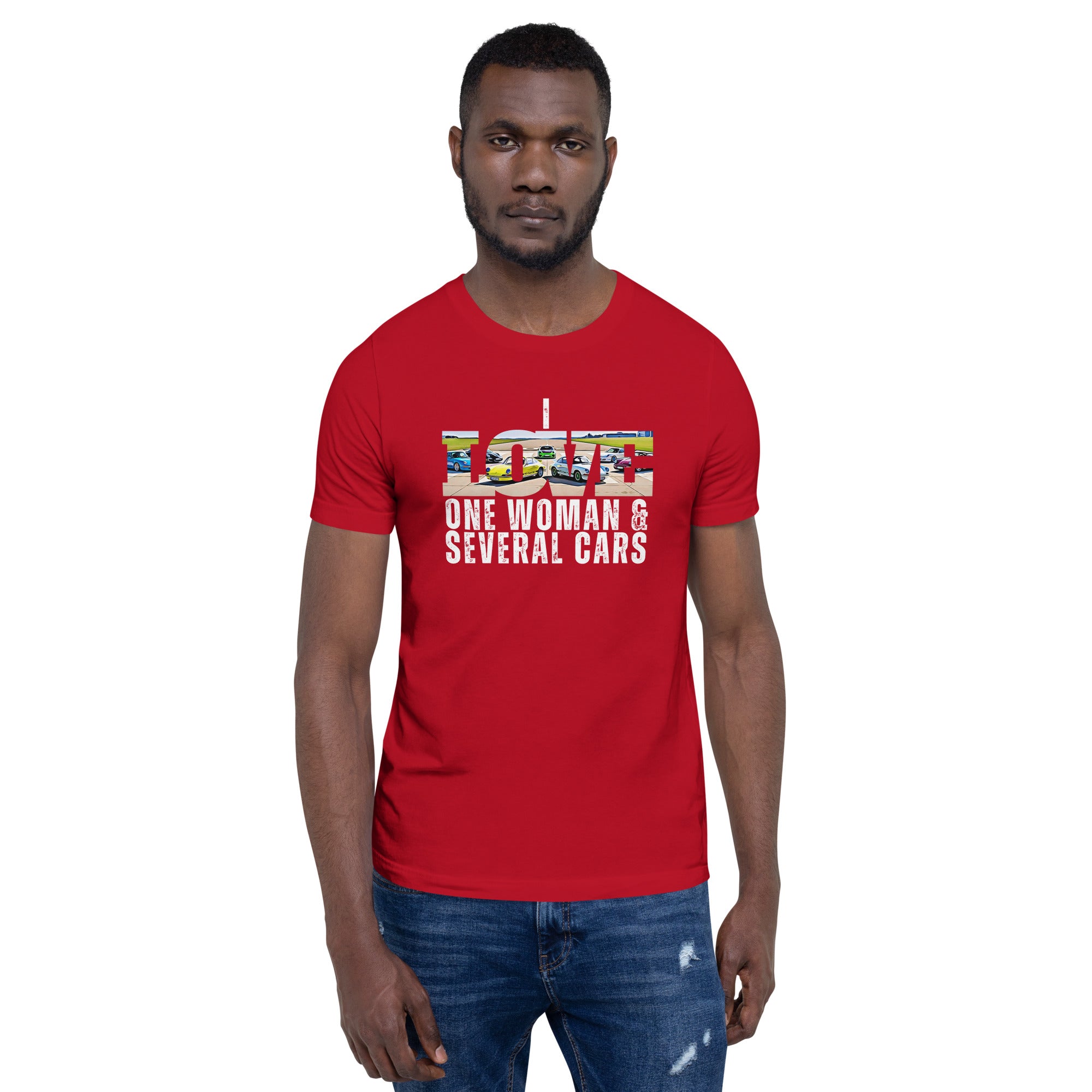 Image of I Love One Woman And Several Cars - Porsche T-Shirt