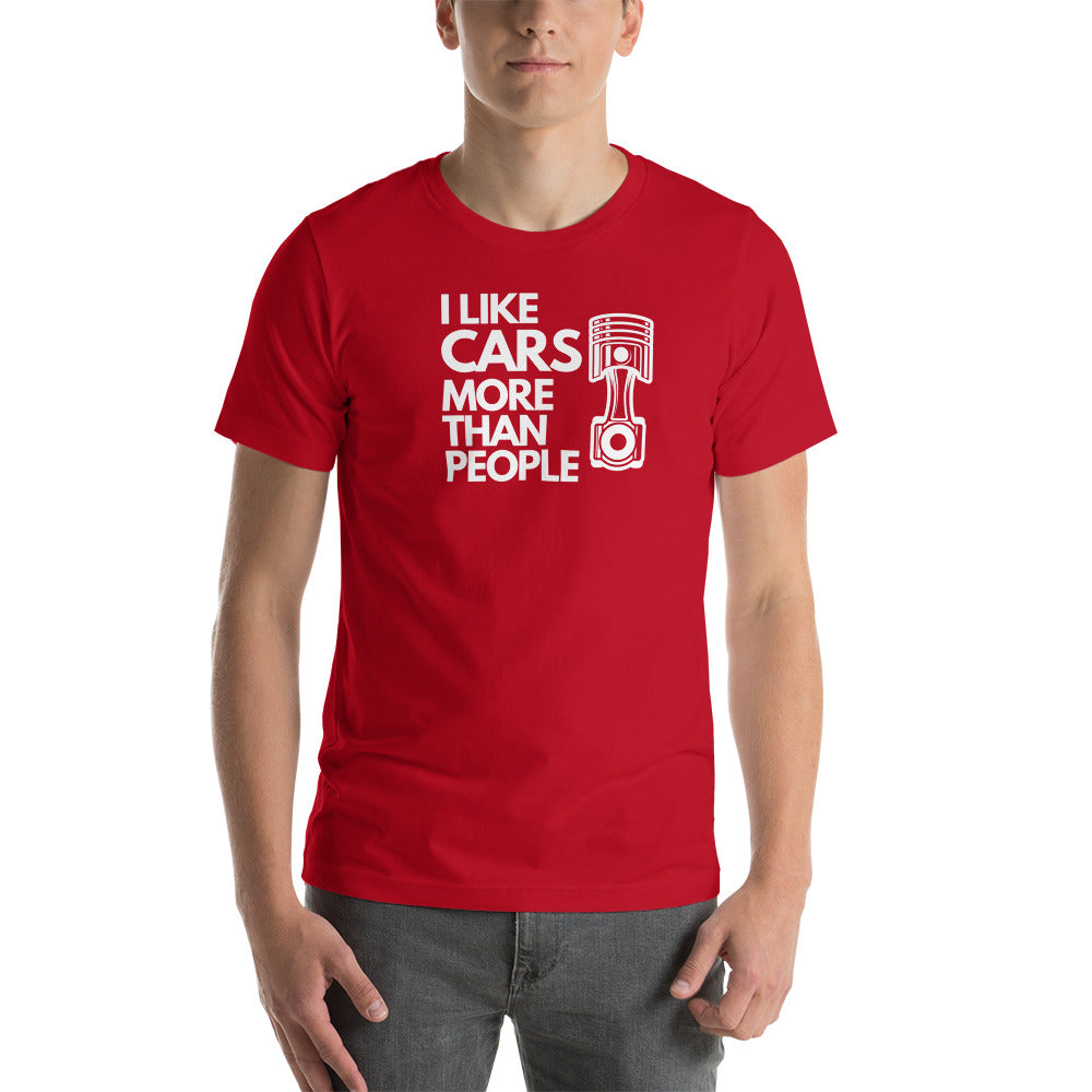 Image of I Like Cars More Than People T-Shirt