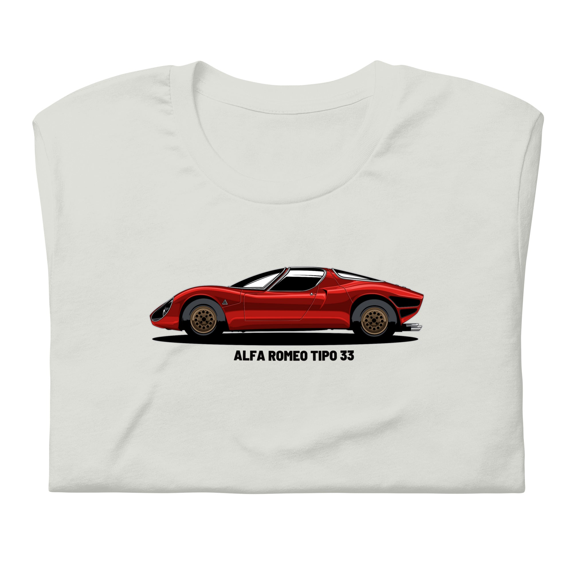 Image of Alfa Romeo 33 Stradale T-Shirt | Low & Sexy Alfa Tee