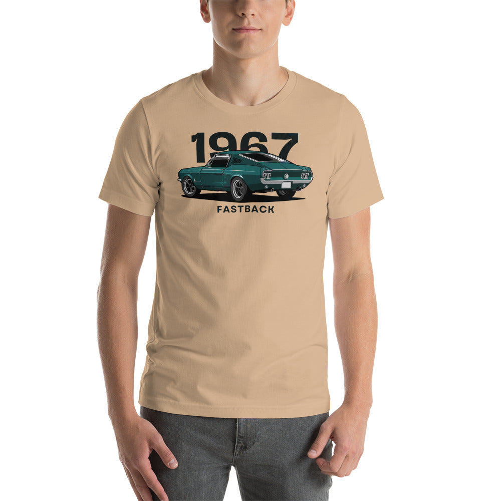 1967 Fastback Mustang Rear T-Shirt