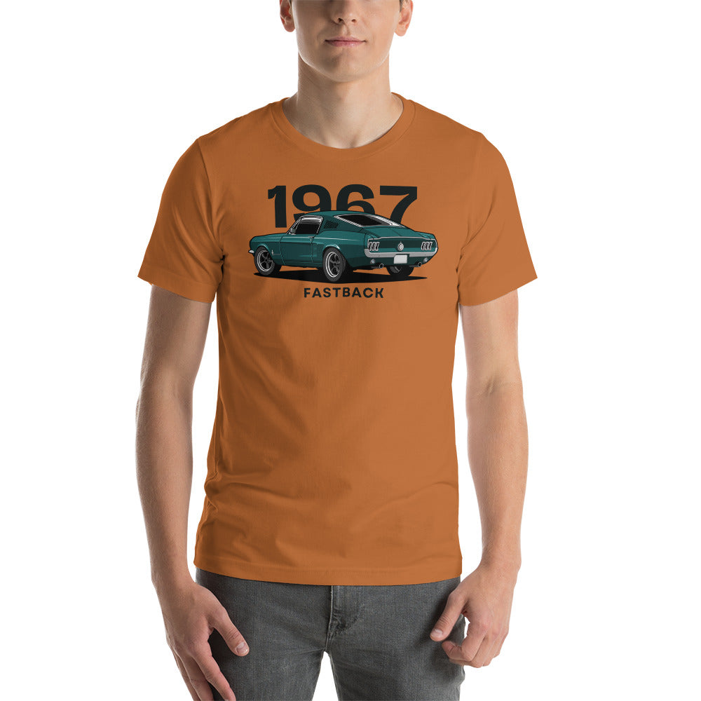 1967 Fastback Mustang Rear T-Shirt
