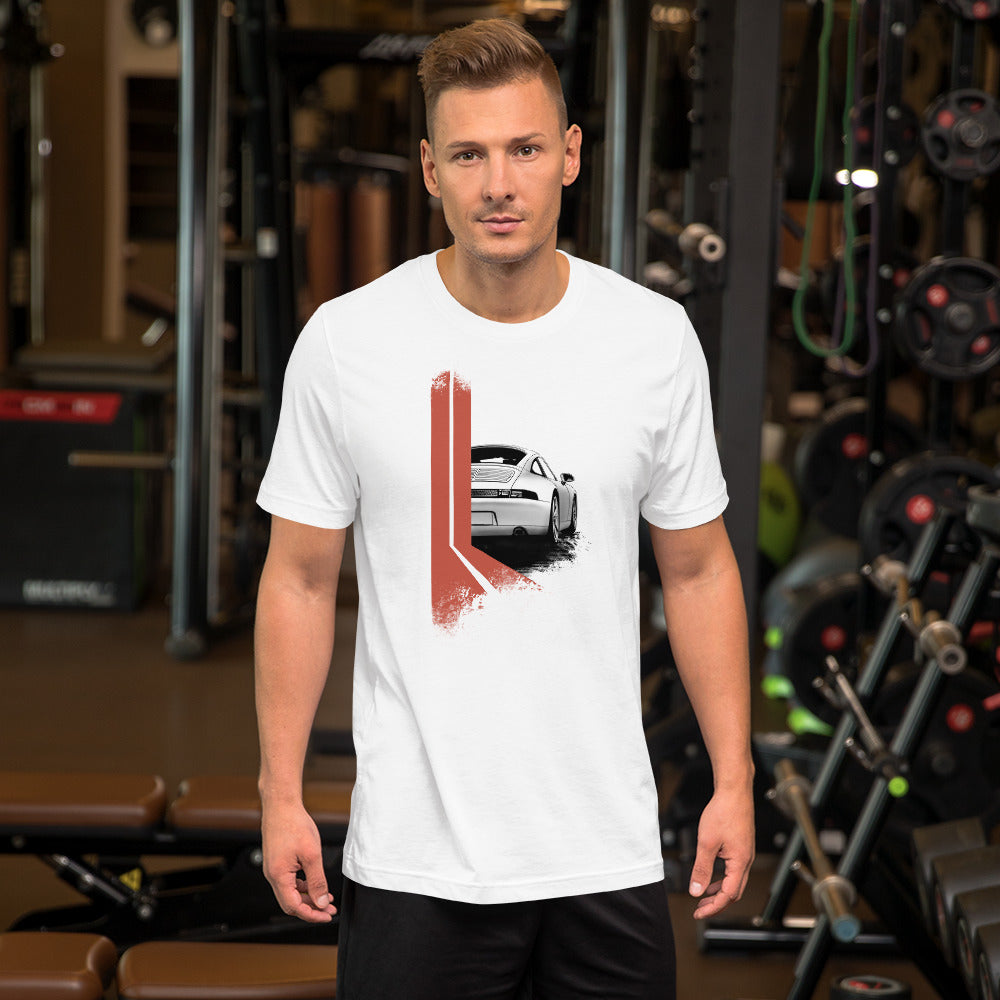 Image of Flat Six / 993 Porsche 911 (Orange) T-Shirt