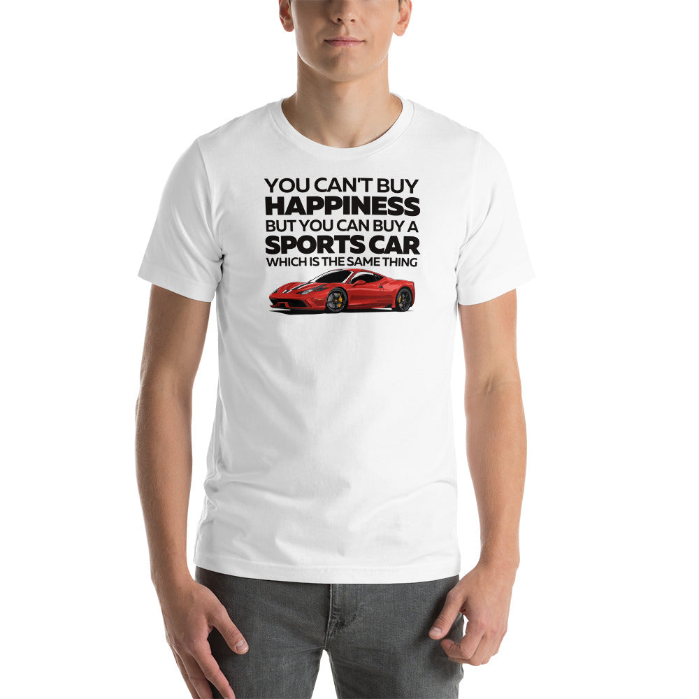 Image of You Can't Buy Happiness - Sports Car T-Shirt