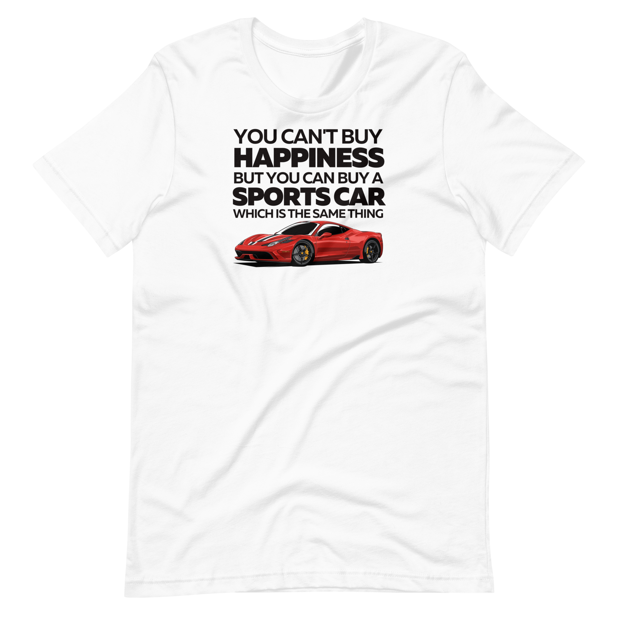 Image of You Can't Buy Happiness - Sports Car T-Shirt