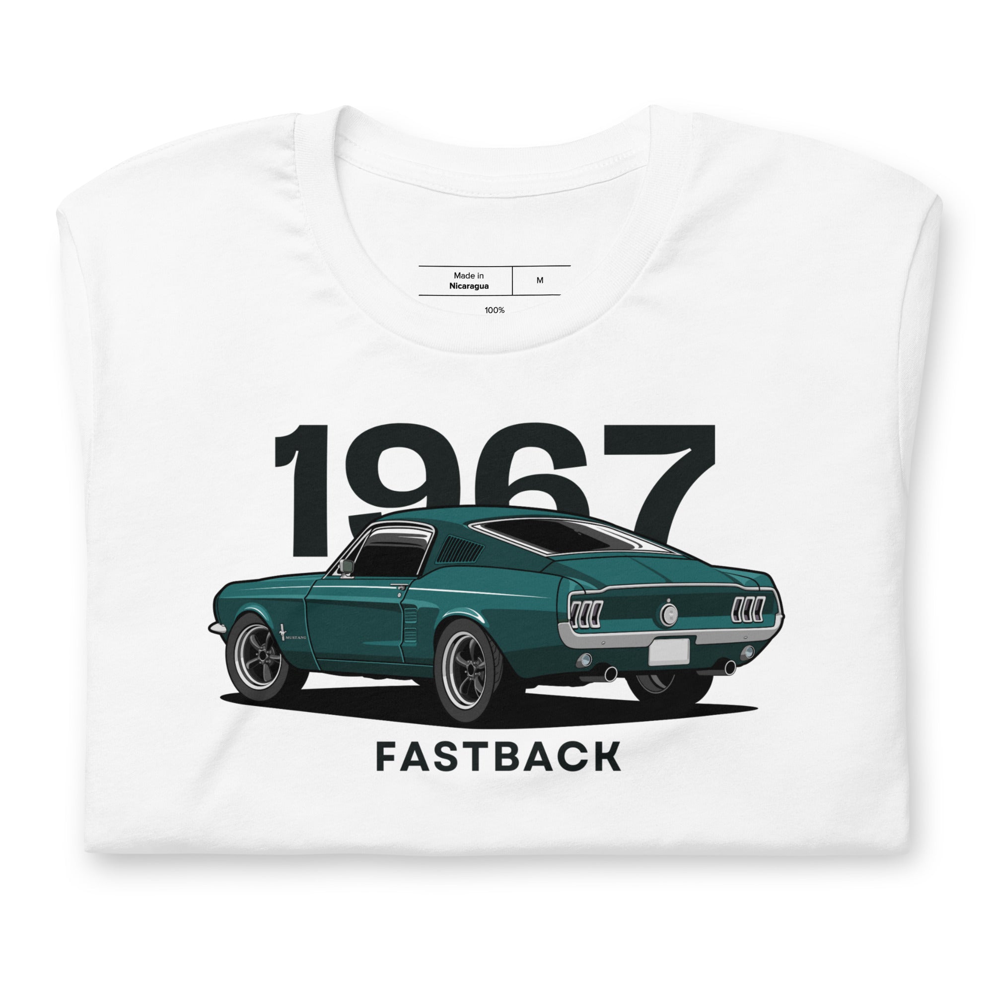 Image of 1967 Fastback Mustang Rear T-Shirt