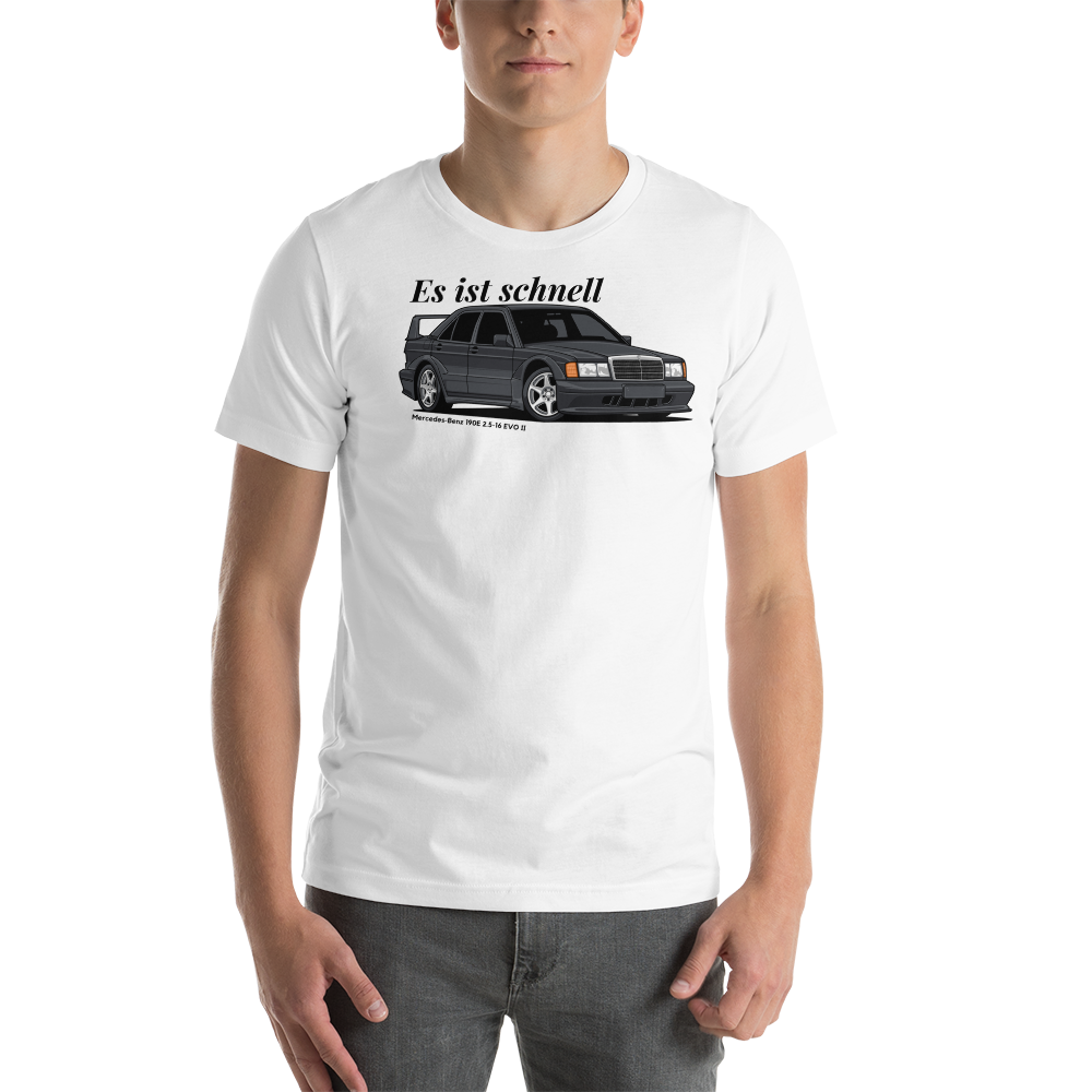 Image of Mercedes-Benz 190E 2.5-16 EVO II - It's Fast T-Shirt