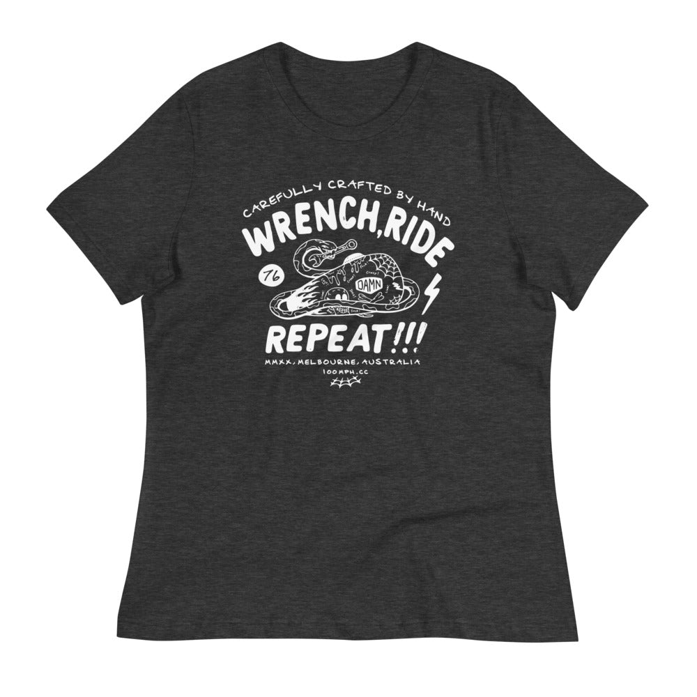 Wrench Ride Repeat Tee - Women's