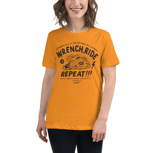 Wrench Ride Repeat (Yellow) - Women's