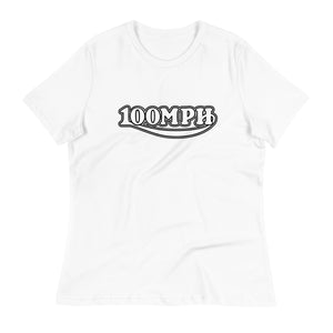 100MPH Tee (Black/White) - Women's
