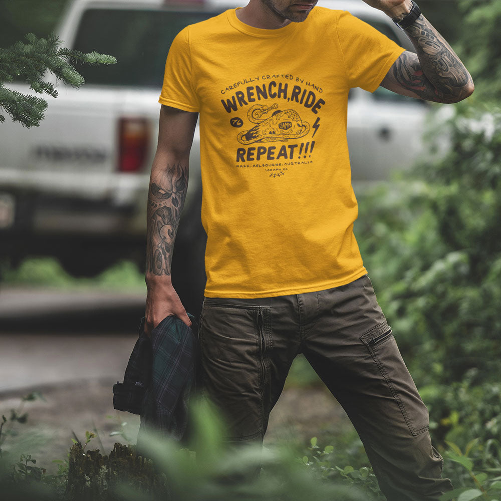 Image of Wrench Ride Repeat T-Shirt